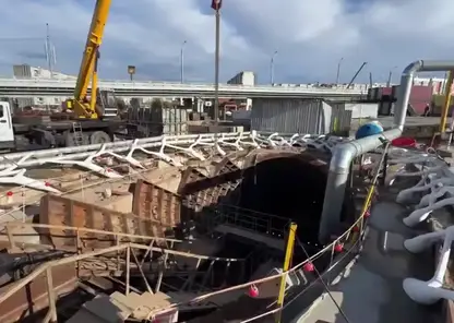 Красноярские метростроители раскрыли детали работ на самом холодном участке эскалаторного тоннеля
