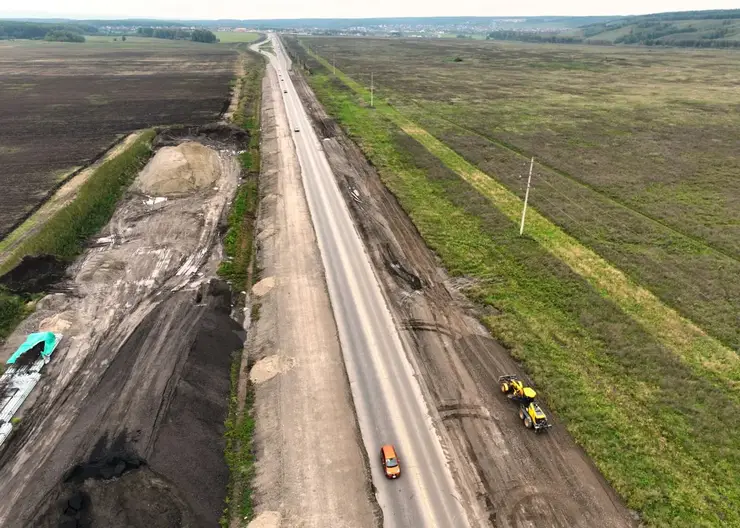 Трасса Красноярск - Элита готова на 3/4. Дорогу планируют сдать к концу сезона