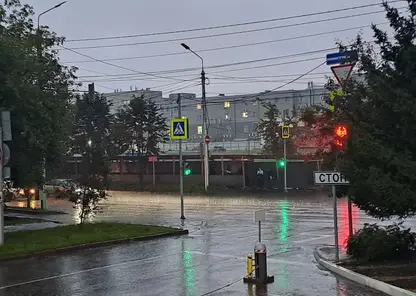 Красноярцам напомнили об особенностях вождения при дожде