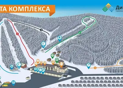 В Дивногорске в техническом режиме открыли горнолыжный сезон