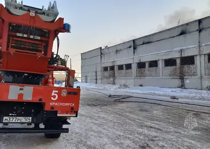 Пожар на складе холодильников в Красноярске локализован