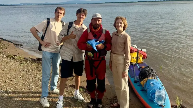 Путешественник из Забайкалья на сапборде достиг Хабаровска