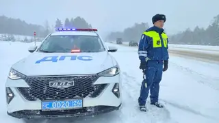 Движение для грузовиков и автобусов ограничили на трассе под Красноярском