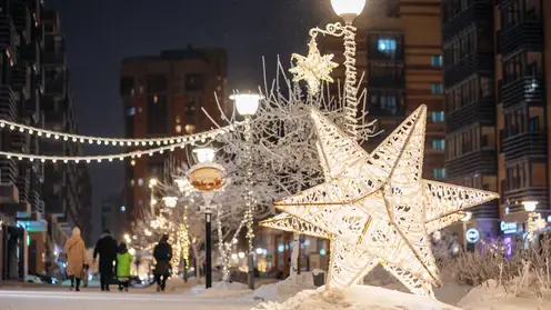 СМ.СИТИ открыла рождественские улицы в шести сити-районах и сити-кварталах Красноярска