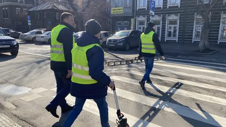 В Красноярске на Марковского подрядчик ещё раз переложит асфальт