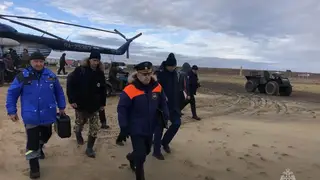 Рабочая группа прибыла в посёлок Сындасско после утечки нефтепродуктов Рабочая группа прибыла в посёлок Сындасско после утечки нефтепродуктов