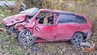 Двое маленьких детей и женщина пострадали в ДТП под Ачинском. В них влетел мужчина на «Тойоте»