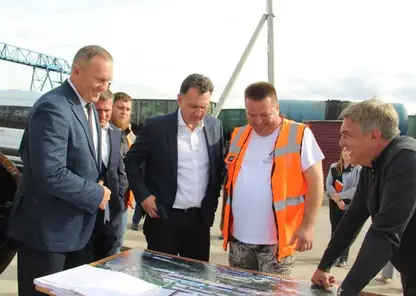 Председатель правительства Красноярского края Сергей Верещагин посетил промпарк «Ачинский»