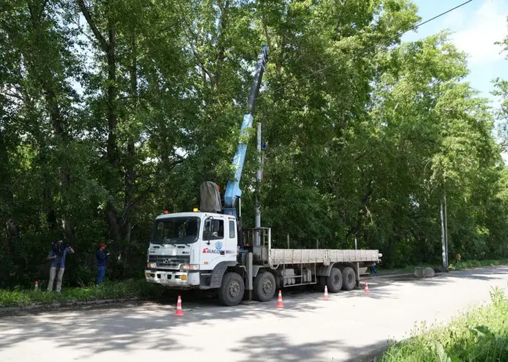 В Красноярске модернизируют освещение на 20 объектах