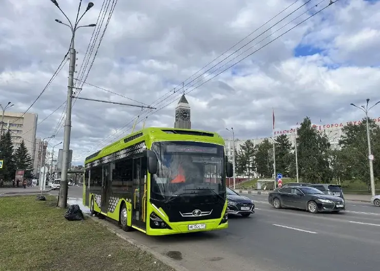 Новый электробус «Генерал» будет возить красноярцев бесплатно