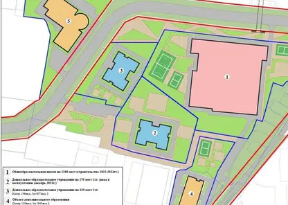 В Железнодорожном районе построят школу, два детских сада, образовательный и спортивный комплексы