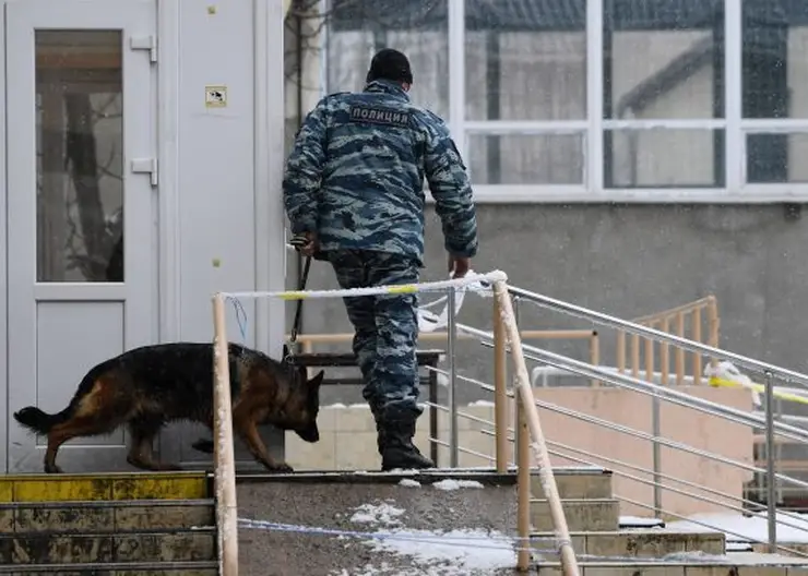 В Красноярске на улице Горького эвакуировали школу № 4