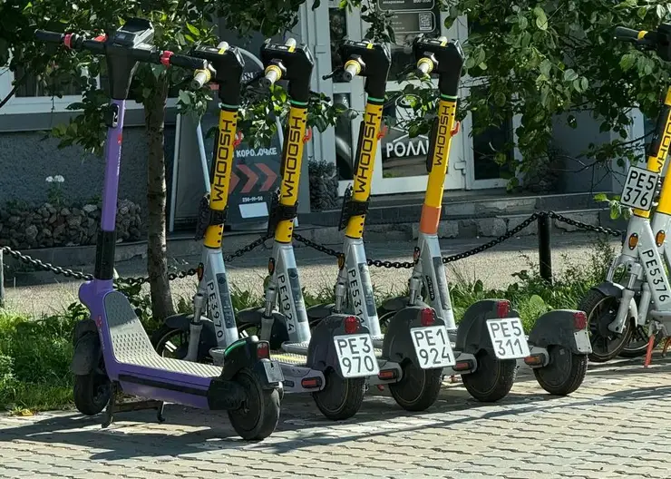 В Красноярске у электросамокатов появились номера
