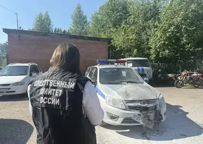 Подросток в Кузбассе поджёг полицейскую машину