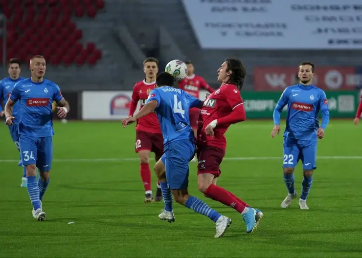 Красноярский «Енисей» уступил ФК «Динамо» на домашней арене