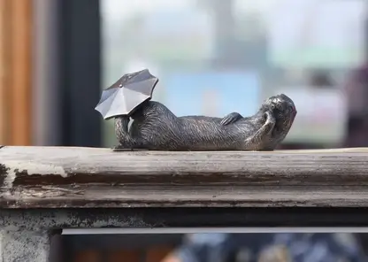 В красноярском Солнечном установили новую фигурку суслика