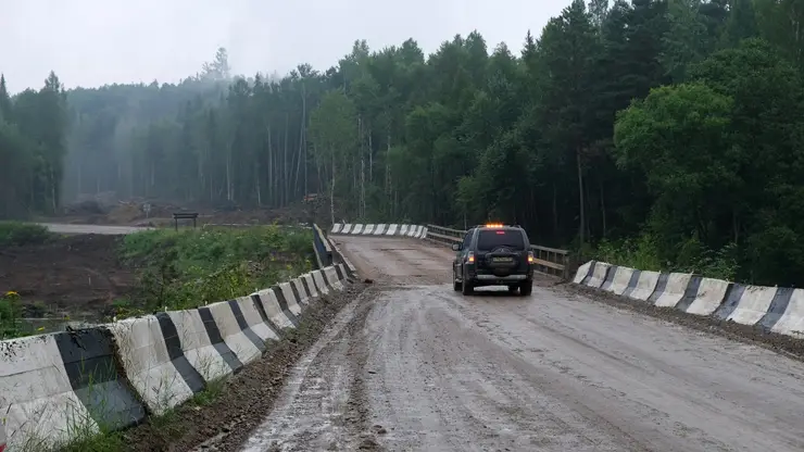 Министр транспорта Красноярского края проверил ход реконструкции дороги Енисейск – Высокогорский