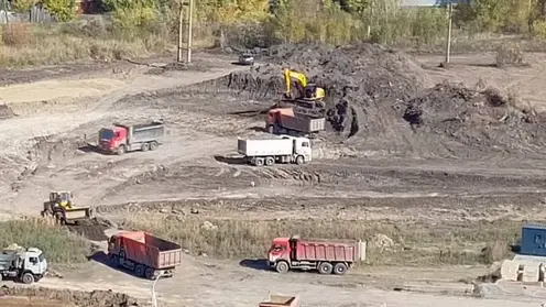 На левом берегу Омска строится школа-гигант