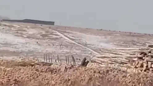 Под Красноярском обнаружили новую свалку строительных отходов