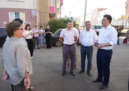 Глава Красноярска оценил объекты строительства и благоустройства в Советском районе