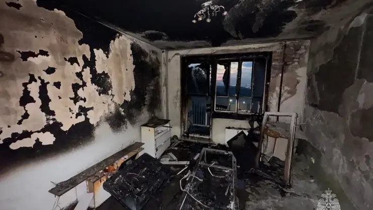 В Красноярске эвакуировали шесть человек из-за пожара на улице Машиностроителей