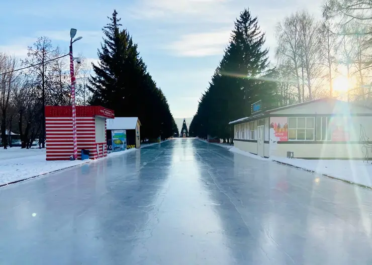 В Красноярске 10 декабря состоится открытие катка в Центральном парке