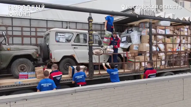 Три фуры помощи: красноярские волонтёры доставили более 50 тонн груза бойцам