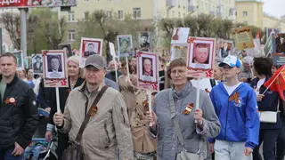 В Бессмертном полку в Красноярске прошли более 25 тысяч человек