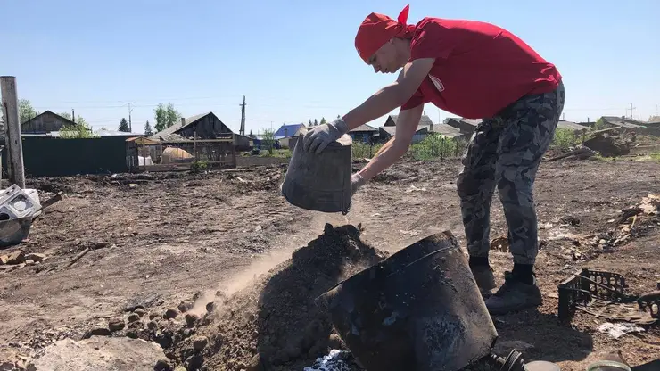 В Красноярском крае в пострадавших от пожаров населённых пунктах началась подготовка стройплощадок