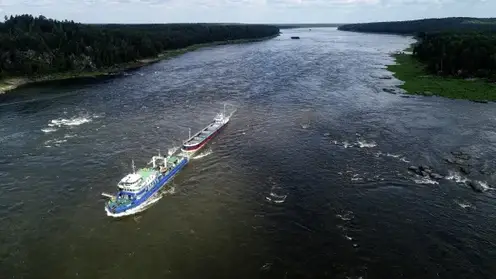 Сибирские реки наращивают грузопоток
