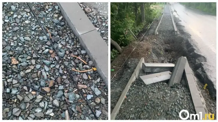 В Новосибирске тротуар за 6 миллионов ведёт на проезжую часть