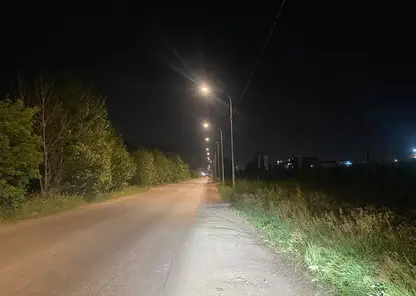 На двух улицах в Красноярске запустили освещение