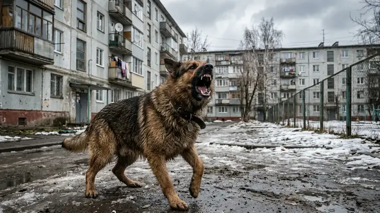 Собака на самовыгуле укусила девочку за лицо в Томске