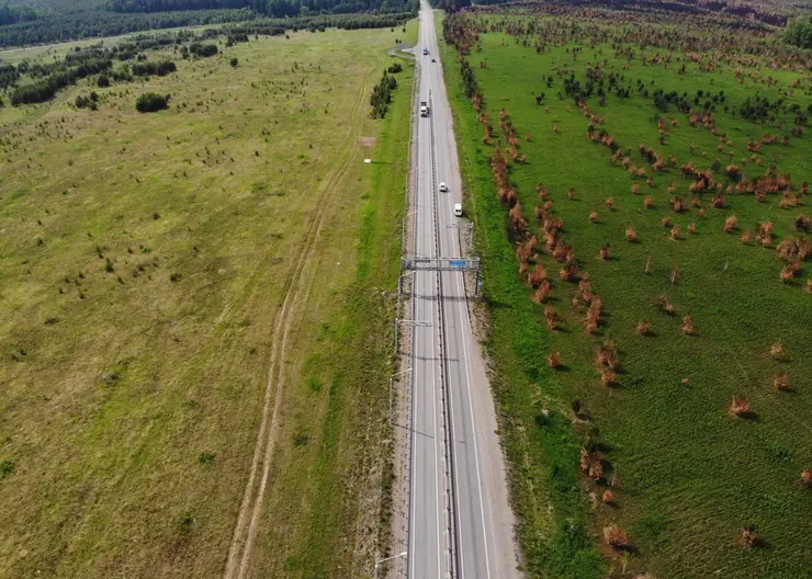 28 июля частично перекроют трассу Красноярск-Енисейск