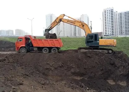 В Красноярске приступили к расширению проспекта Молодёжный до 6 полос