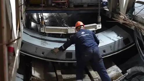 Красноярцам показали, как строят перегонные тоннели метро
