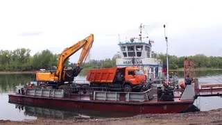 В Красноярске уровень воды в Енисее за сутки поднялся более чем на 60 см