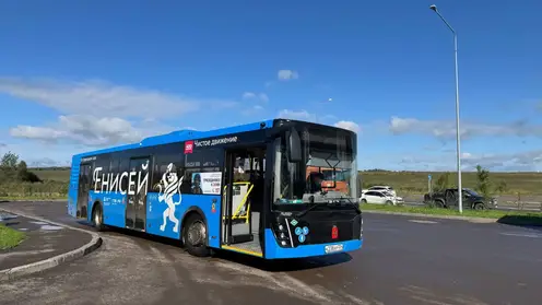 35 новых газомоторных автобусов вышли на маршруты Красноярска