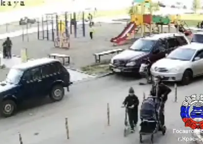 В Красноярске водитель сбил 5-летнего мальчика на самокате