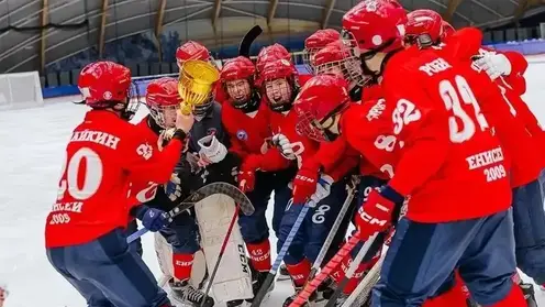 Красноярский «Енисей» победил на всероссийских юношеских соревнованиях по хоккею с мячом