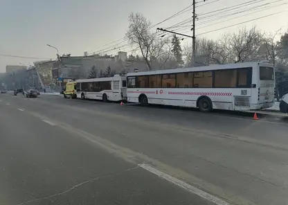 В Красноярске столкнулись 43 и 63 автобусы