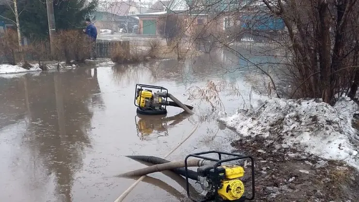 Вода в Минусинске спала на 180 сантиметров