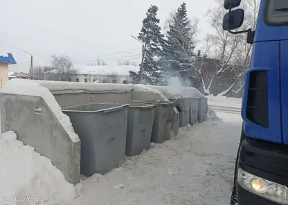 В Красноярском крае сохраняется проблема выброса золы в мусорные контейнеры