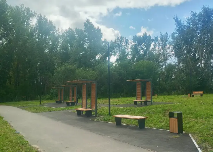 В Заозёрном благоустроили парк