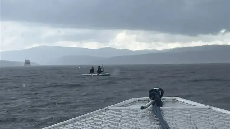 Пять сапбордисток спасли на судовом ходу в ливень на Красноярском водохранилище