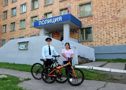 Дивногорская полиция помогла вернуть велосипеды женщине