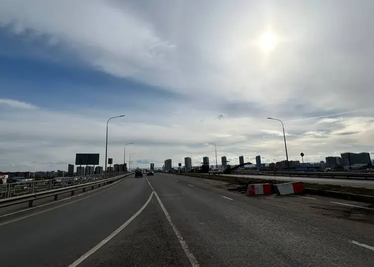 Развязку на Северном шоссе в Красноярске закрывают для устранения нарушений