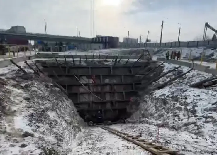 В Красноярске заморозят грунт на Копылова для строительства метро