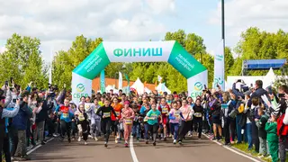 Светлана Хоркина и 5000 человек посетили Зелёный марафон в Красноярске