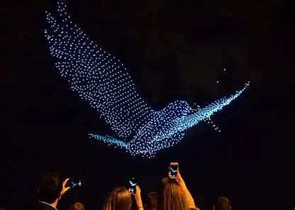 Шоу дронов в Красноярске отменили из-за неблагоприятных погодных условий